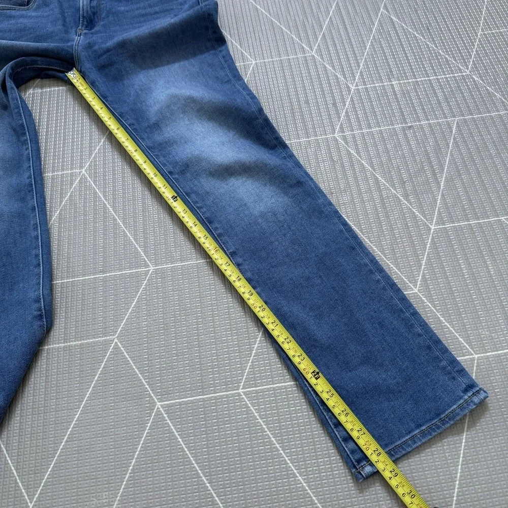 Driftwood Audrey Jeans W 28 L 29 Medium Wash Straight Leg Boho Stretch‎